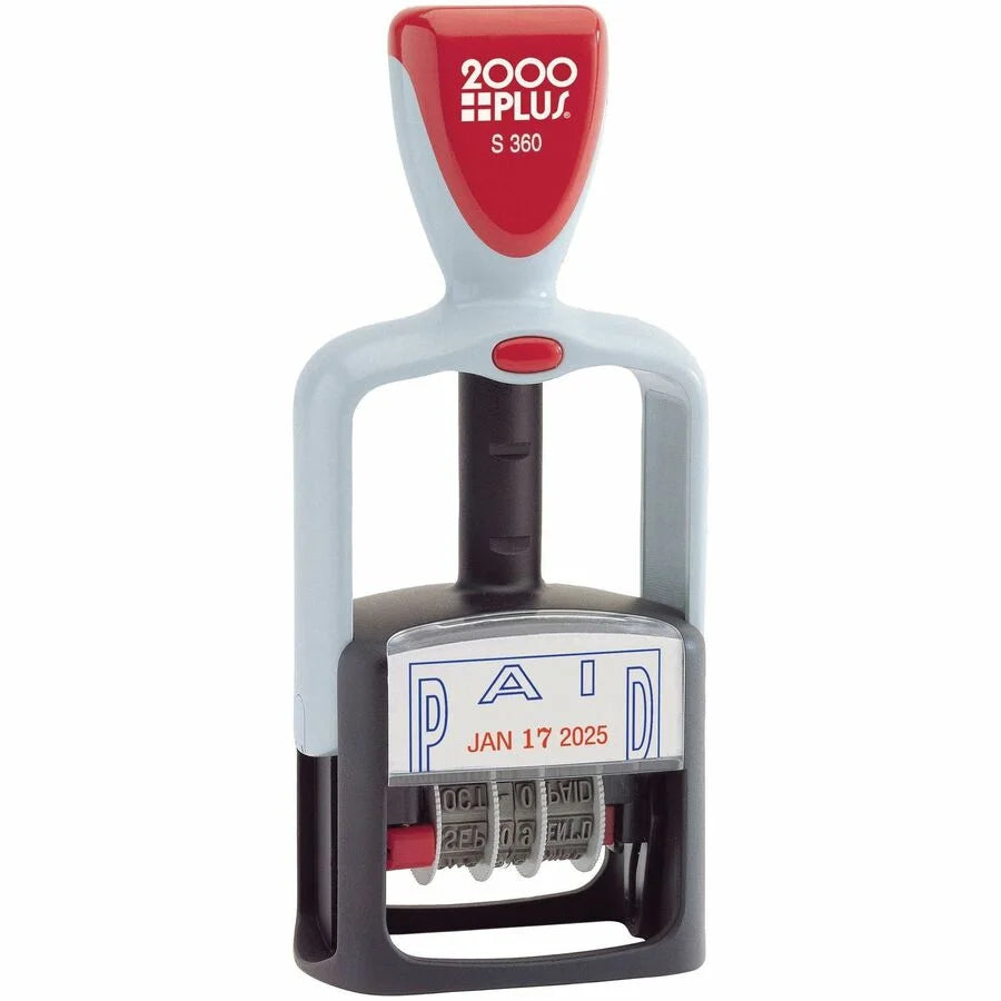 Cosco 2000 Plus PAID Dater Stamp - 1.25’’ Width - 5000 Impressions - Daters
