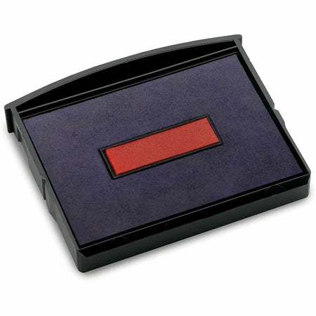COSCO 2000 Plus S360 Two-color Ink Pad: Blue & Red - 1 Each - Stamp Pads Accessories