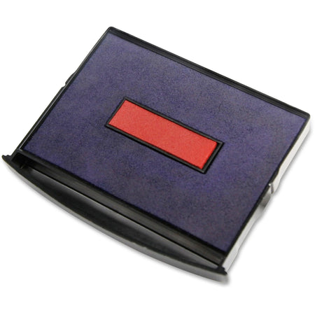 COSCO 2000 Plus S360 Two-color Ink Pad: Blue & Red - 1 Each - Stamp Pads Accessories