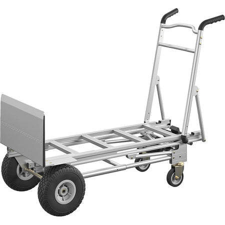 Cosco 3-in-1 Assist Series Hand Truck - 1000 lb Capacity - 4 Casters - Aluminum - 19’’ Width x 21’’ Depth 47.50’’
