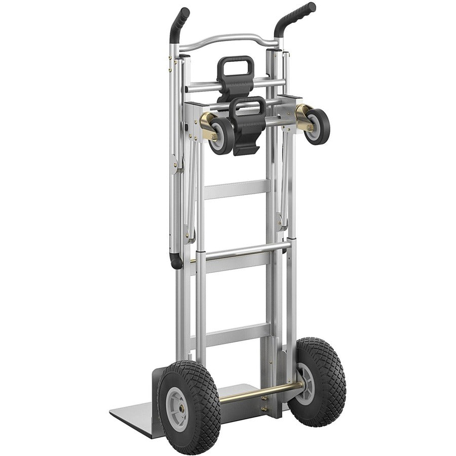 Cosco 3-in-1 Assist Series Hand Truck - 1000 lb Capacity - 4 Casters - Aluminum - 19’’ Width x 21’’ Depth 47.50’’
