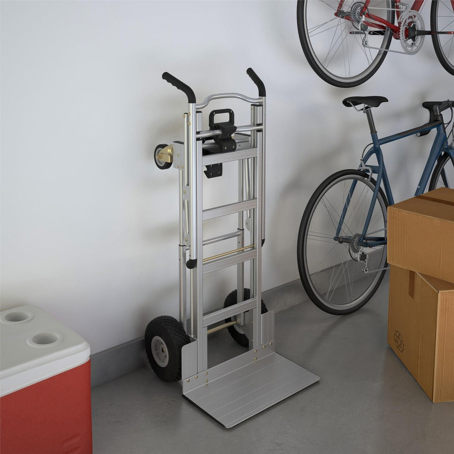 Cosco 3-in-1 Assist Series Hand Truck - 1000 lb Capacity - 4 Casters - Aluminum - 19’’ Width x 21’’ Depth 47.50’’