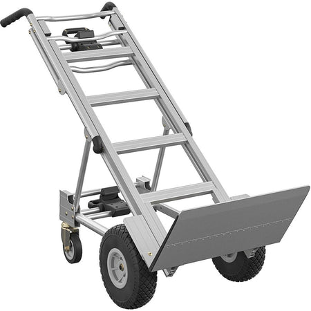Cosco 3-in-1 Assist Series Hand Truck - 1000 lb Capacity - 4 Casters - Aluminum - 19’’ Width x 21’’ Depth 47.50’’