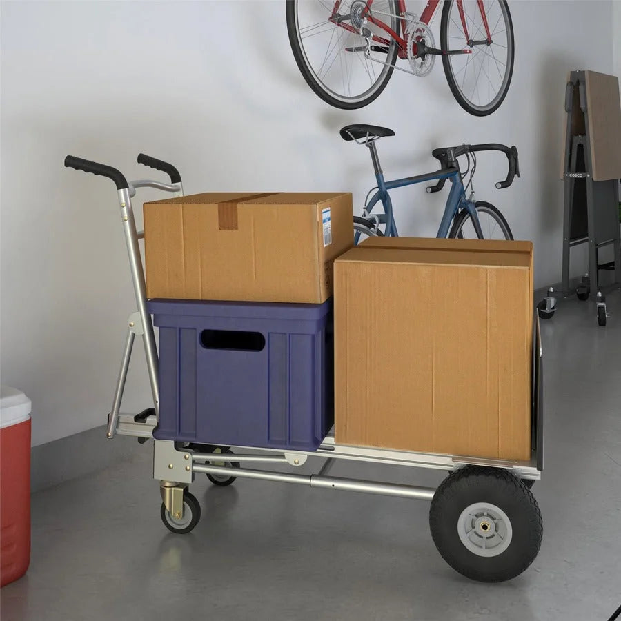 Cosco 3-in-1 Assist Series Hand Truck: 1000 lb Capacity Aluminum 4 Casters - Trucks & Dollies