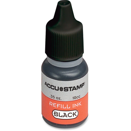 COSCO Accu Stamp Shutter Refills: Black Ink 0.33 fl oz - & Refills