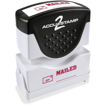 COSCO MAILED Message Stamp: Red Rubber 0.50’’ Impression Width - Address & Office Stamps