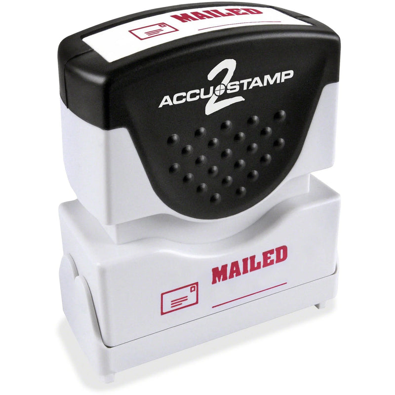 COSCO MAILED Message Stamp: Red Rubber 0.50’’ Impression Width - Address & Office Stamps