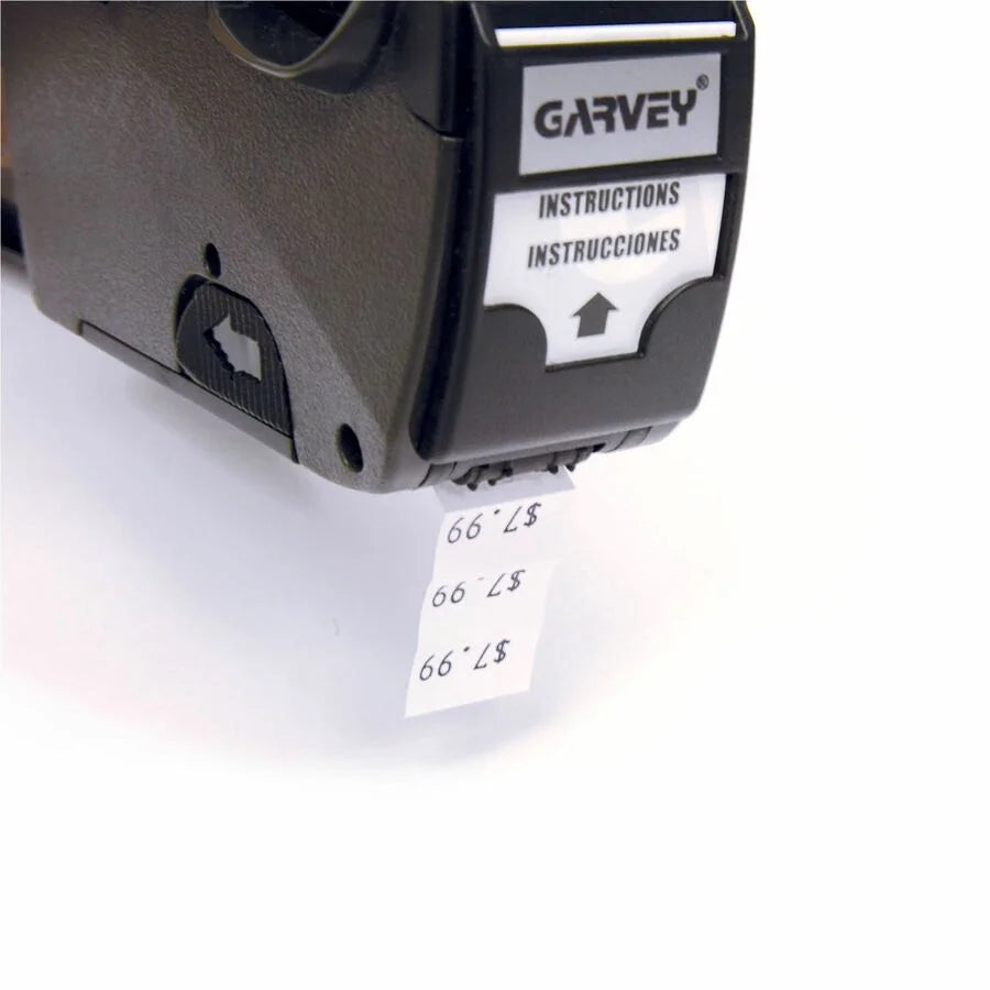 COSCO Pricemarker Kit: 1-Line 6-Character White Labels - Label Maker Supplies