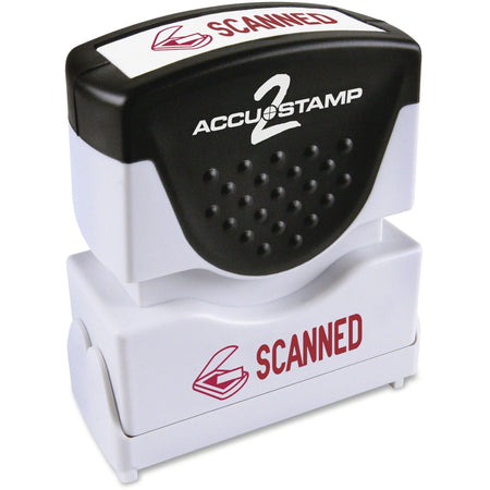 COSCO SCANNED Message Stamp: 0.50’’ Red Rubber Stamp - Address & Office Stamps