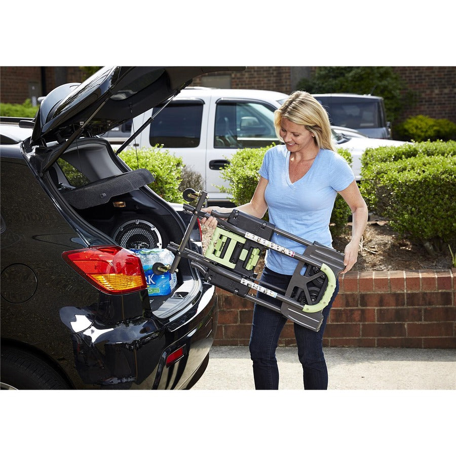 Cosco Shifter Hand Truck & Cart - 300 lb Capacity - 4 Casters - Steel - 16’’ Width x 3.90’’ Depth 31.50’’ Height - Gray