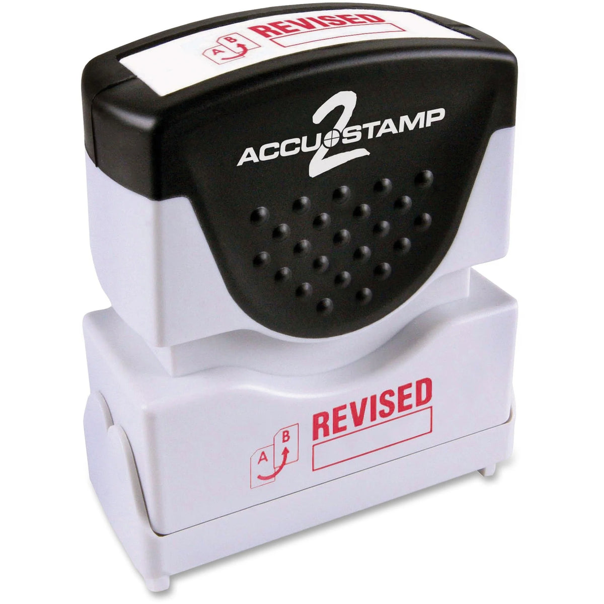 COSCO Shutter Stamp: REVISED Message Stamp 0.50’’ Width 20000 Impressions Red - Address & Office Stamps