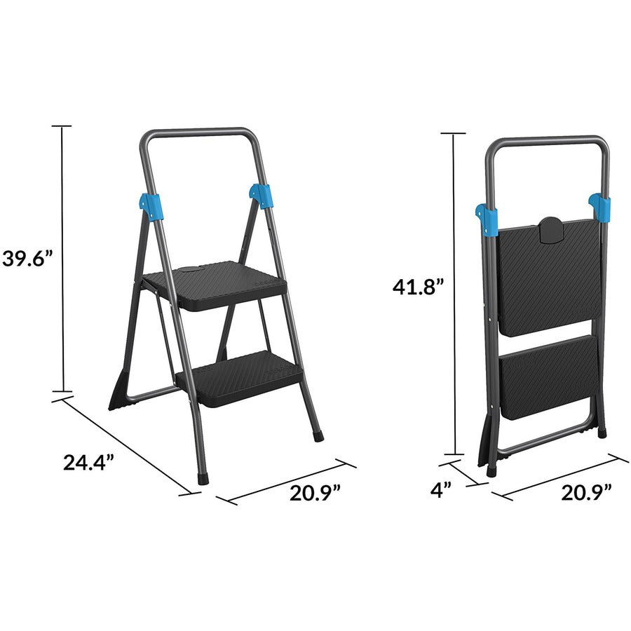 Cosco Steel 2-Step Folding Step Stool - Alternate-Image2