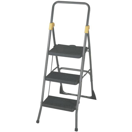 Cosco Steel 3-Step Folding Step Stool - Left