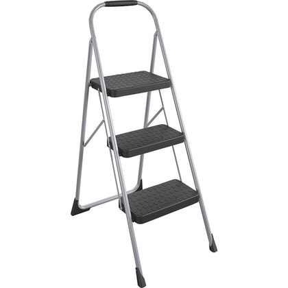 Cosco Ultra-Thin 3-Step Ladder: Lightweight & Sturdy Solution - Ladders Step Stools