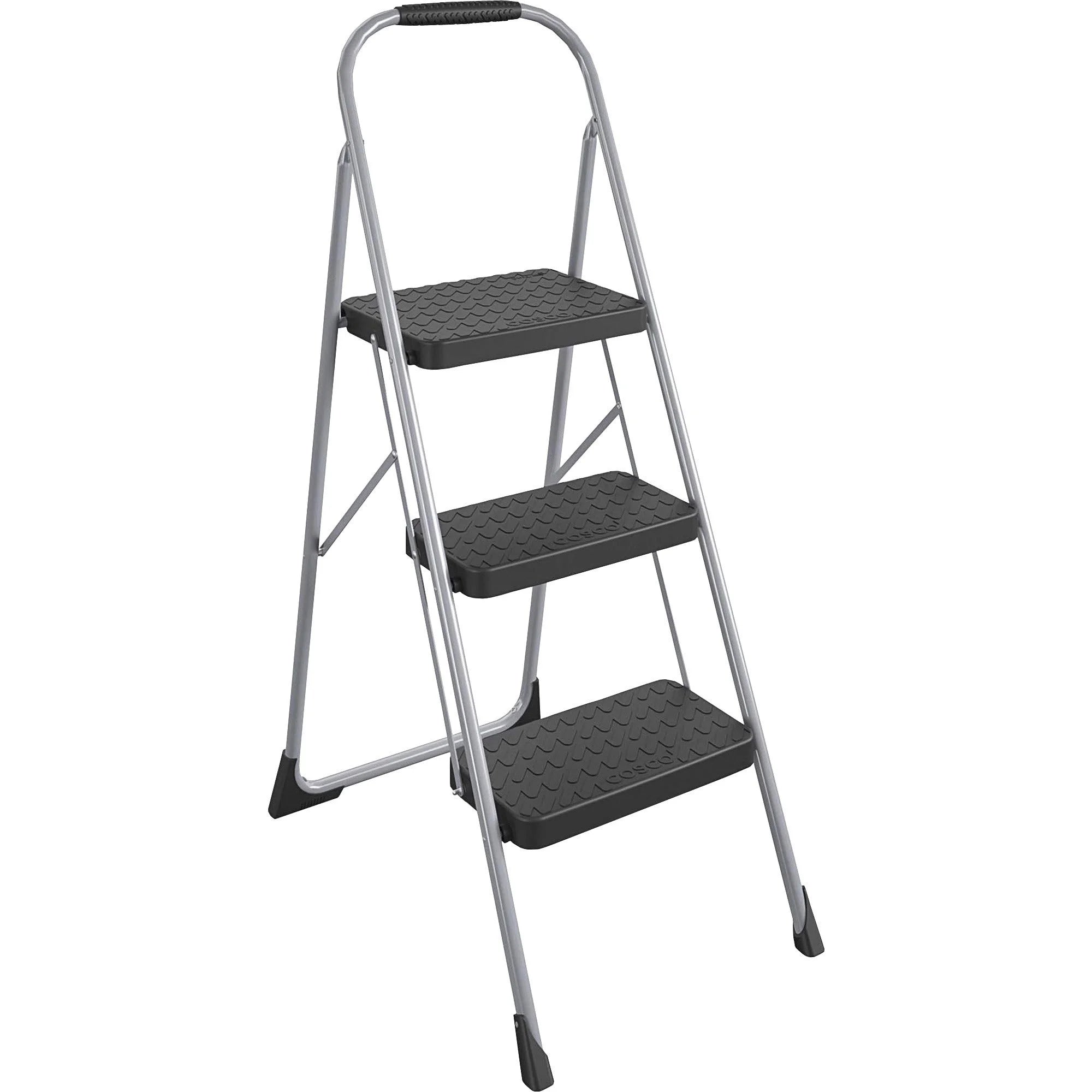 Cosco Ultra-Thin 3-Step Ladder: Lightweight & Sturdy Solution - Ladders Step Stools