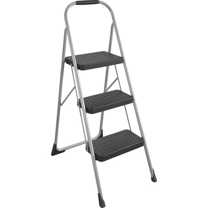 Cosco Ultra-Thin 3-Step Ladder: Lightweight & Sturdy Solution - Ladders Step Stools