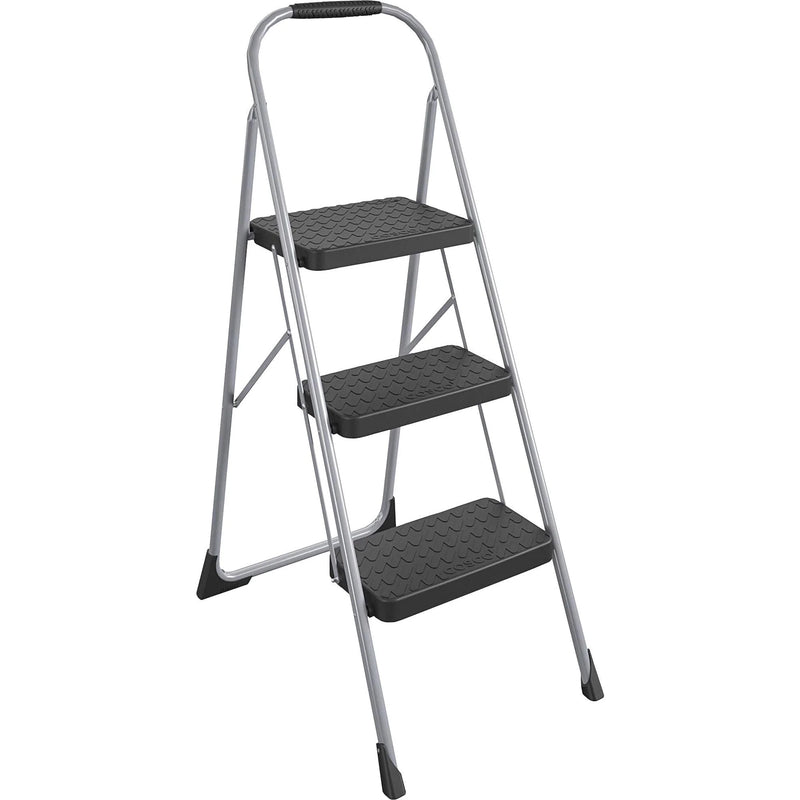 Cosco Ultra-Thin 3-Step Ladder: Lightweight & Sturdy Solution - Ladders Step Stools