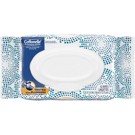Cottonelle Flushable Wet Wipes - Top