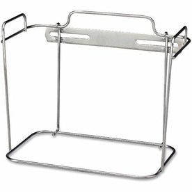 Covidien Mounting Bracket: Chrome Steel Holder - 1 Unit - Medical Waste Bags & Containers