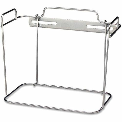 Covidien Mounting Bracket: Chrome Steel Holder - 1 Unit - Medical Waste Bags & Containers