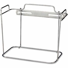 Covidien Mounting Bracket: Chrome Steel Holder - 1 Unit - Medical Waste Bags & Containers