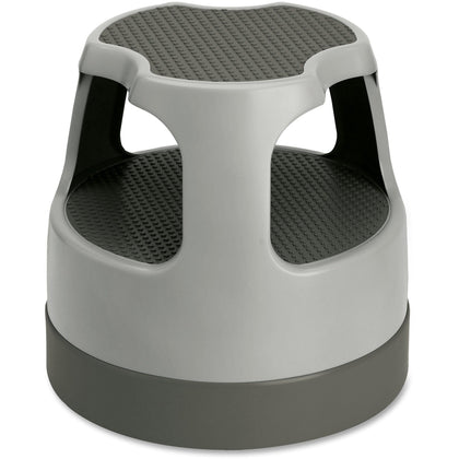Cramer Scooter Stool: 300 lb Load Capacity Gray - Compact & Sturdy - Ladders Step Stools