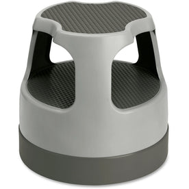 Cramer Scooter Stool: 300 lb Load Capacity Gray - Compact & Sturdy - Ladders Step Stools
