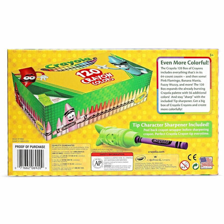 Crayola 120 Crayons - Rear