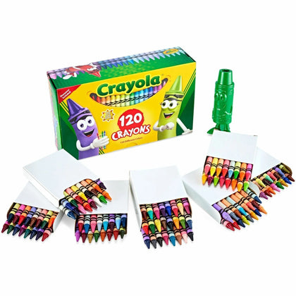 Crayola 120 Crayons: Assorted Colors for Creative Fun - Crayons