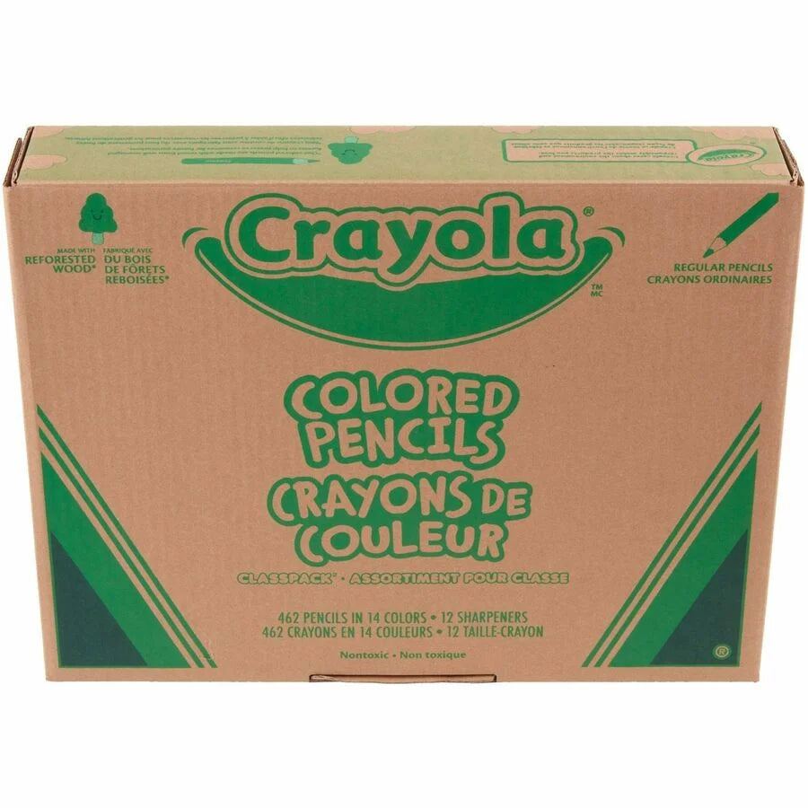 Crayola 462-Piece Class Pack Colored Pencils - Bulk Set for Creative Projects - Specialty Marking &