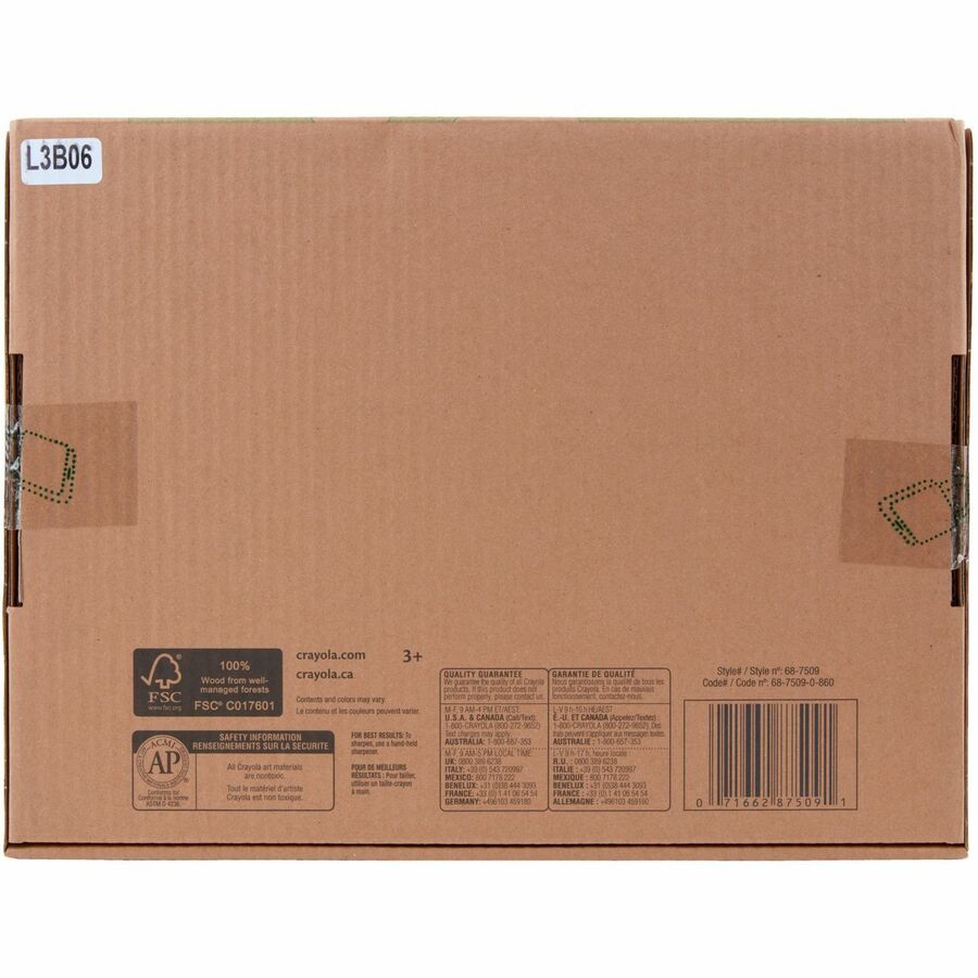 Crayola 462-Piece Class Pack Colored Pencils - Rear