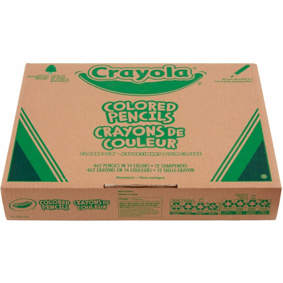 Crayola 462-Piece Class Pack Colored Pencils - Top