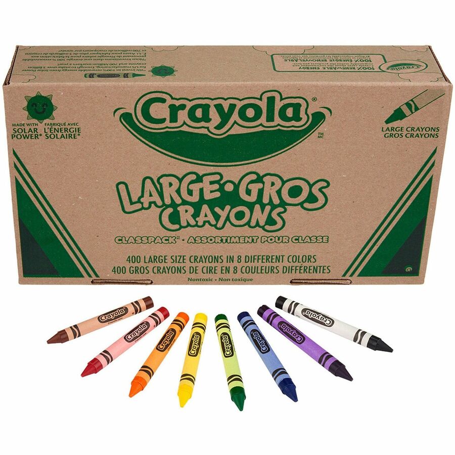 Crayola 8-Color Crayon Classpack - Front