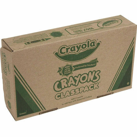 Crayola 8-Color Crayon Classpack - 800 Crayons in Assorted Colors