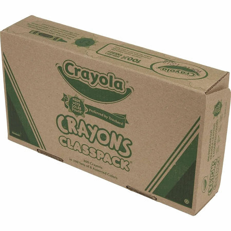 Crayola 8-Color Crayon Classpack - 800 Crayons in Assorted Colors