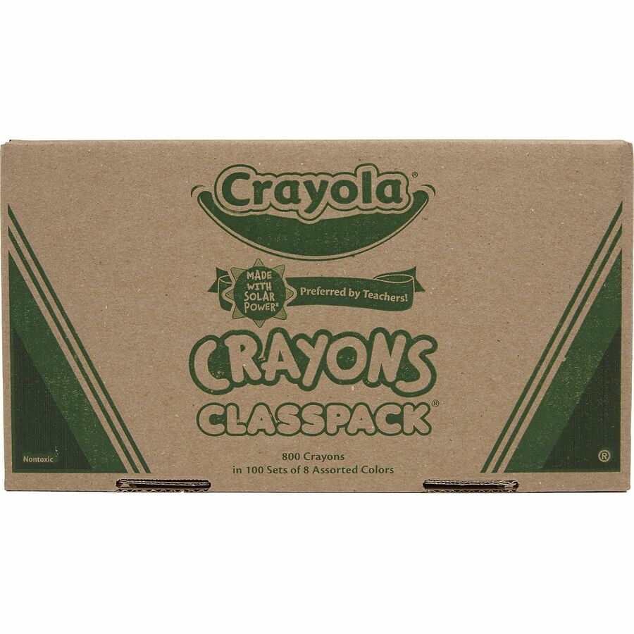 Crayola 8-Color Crayon Classpack - Front