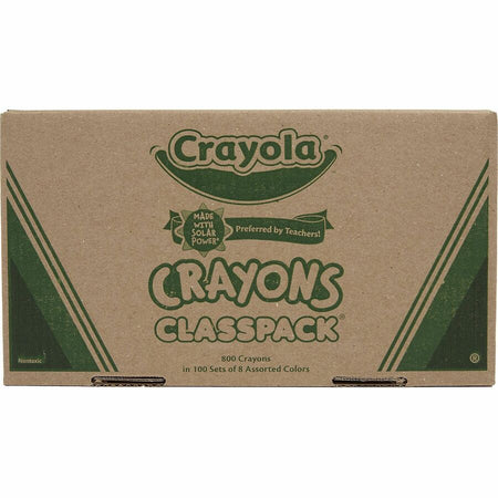 Crayola 8-Color Crayon Classpack - Front