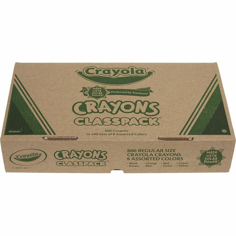 Crayola 8-Color Crayon Classpack - Top