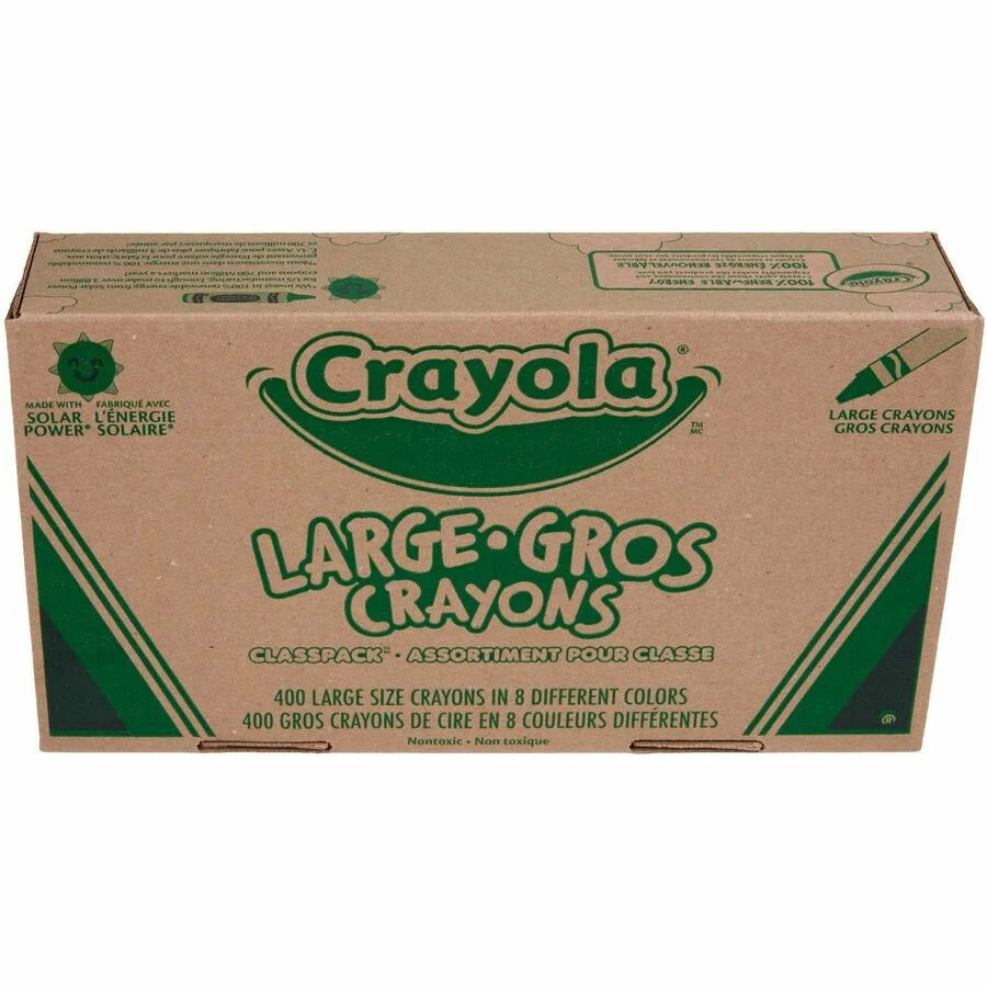 Crayola 8-Color Crayon Classpack - Vibrant Colors - 400 Crayons