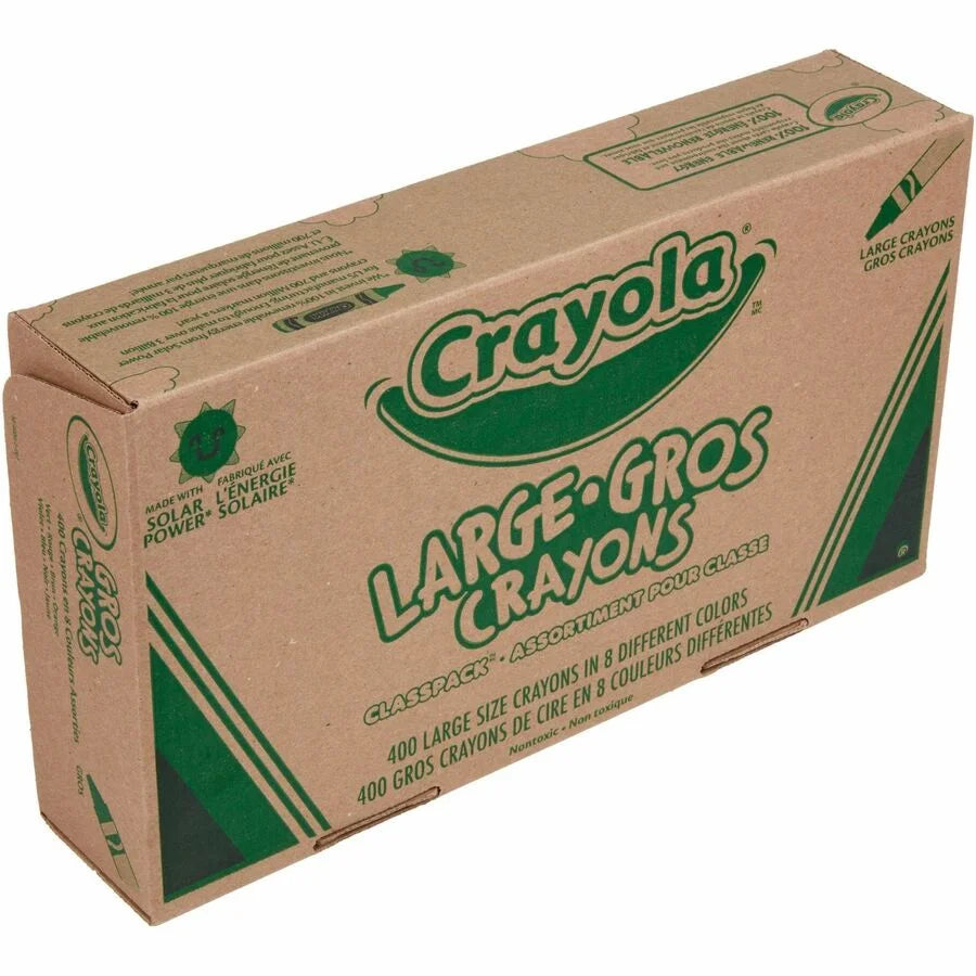 Crayola 8-Color Crayon Classpack - Vibrant Colors - 400 Crayons