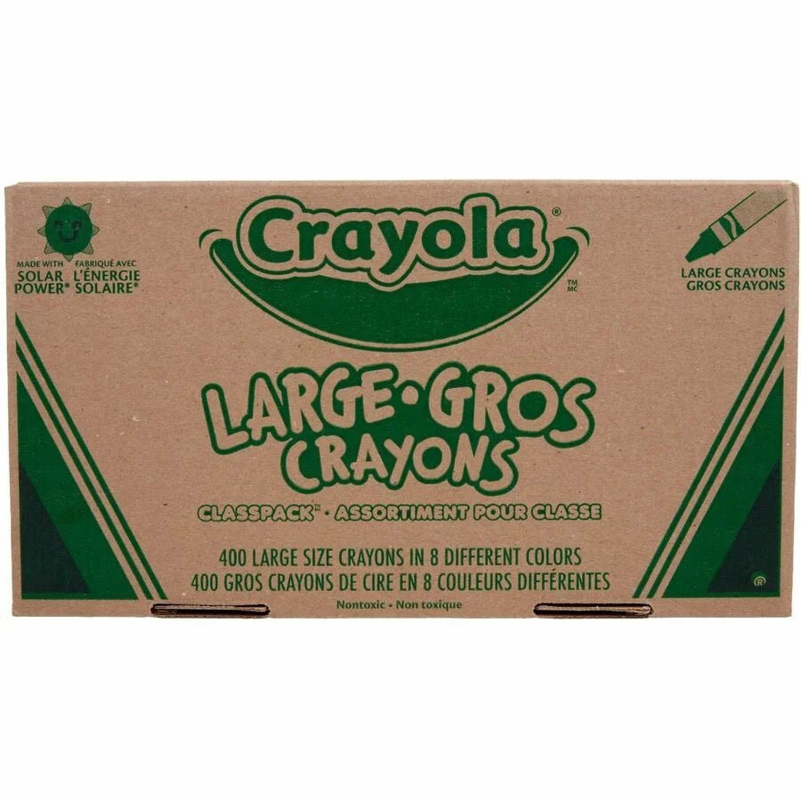Crayola 8-Color Crayon Classpack - Vibrant Colors - 400 Crayons
