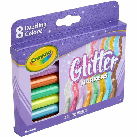 Crayola 8-Color Glitter Markers - Right