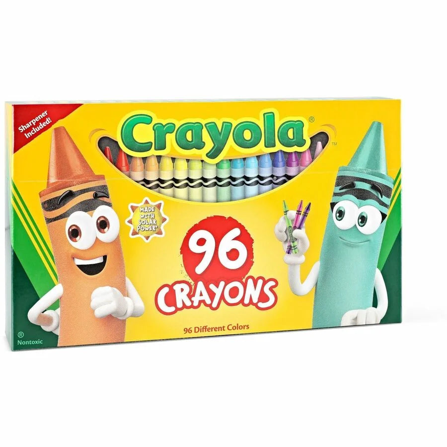 Crayola 96 Count Crayons with Built-in Sharpener - Assorted Colors
