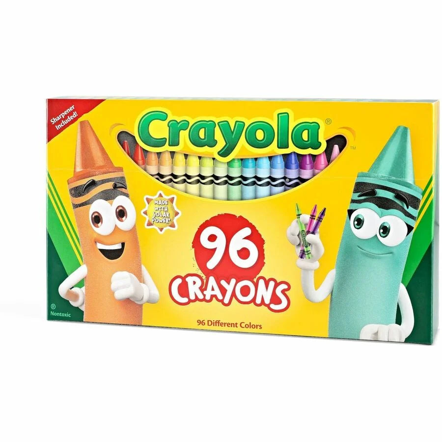 Crayola 96 Count Crayons with Built-in Sharpener - Assorted Colors