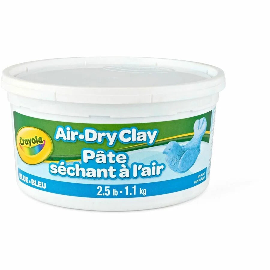 Crayola Air-Dry Clay: Blue - Ideal for Art Rooms & Classrooms - Modeling Clay