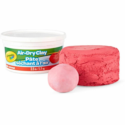 Crayola Air-Dry Clay: Red for Art Room - 1 Each - Modeling Clay