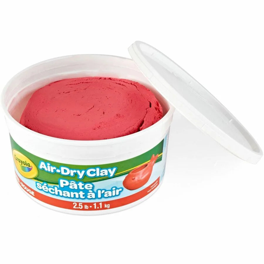 Crayola Air-Dry Clay: Red for Art Room - 1 Each - Modeling Clay