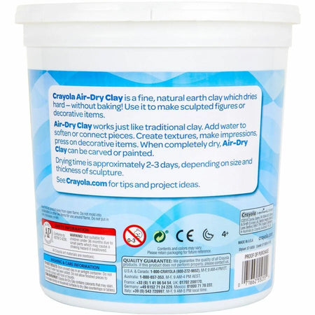 Crayola Air-Dry Clay: White Art Classes - 1 Each - Modeling Clay