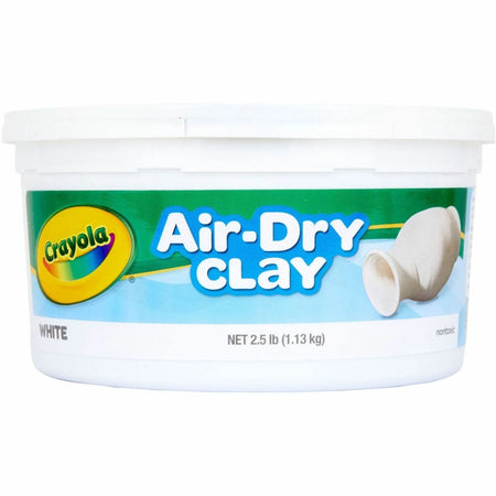 Crayola Air-Dry Clay: White Clay Craft Kit - 1 Pack - Modeling