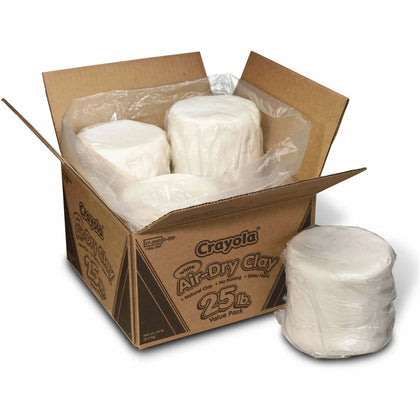 Crayola Air-Dry Clay: White Clay Craft Value Pack (4/Box) - Modeling